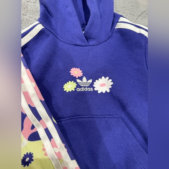 Adidas floral print hoodie and tights - Picture 5 of 5